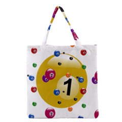 Billiard Ball Ball Game Grocery Tote Bag by HermanTelo