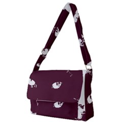 Cat Nature Design Animal Skin Pink Full Print Messenger Bag