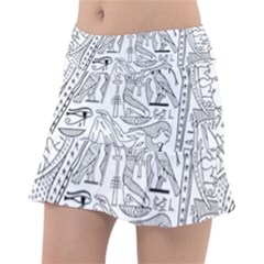 Egyptian Hieroglyphics History Seb Tennis Skirt