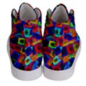 Neon Glow Glowing Light Design Men s Hi-Top Skate Sneakers View4