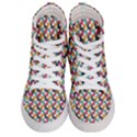 Abstract Geometric Women s Hi-Top Skate Sneakers View1