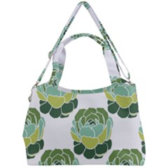 Cactus Pattern Double Compartment Shoulder Bag