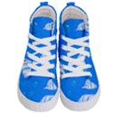 Fish School Bubbles Underwater Sea Kids  Hi-Top Skate Sneakers View1