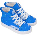 Fish School Bubbles Underwater Sea Kids  Hi-Top Skate Sneakers View3