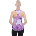 Floral Purple Piece Up Tank Top View2