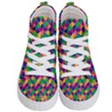 Geometric Triangle Kids  Hi-Top Skate Sneakers View1