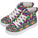 Geometric Triangle Kids  Hi-Top Skate Sneakers View2