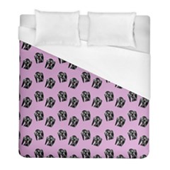 Girl Face Lilac Duvet Cover (full/ Double Size) by snowwhitegirl