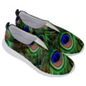 Peacock Feathers Plumage Iridescent No Lace Lightweight Shoes View3