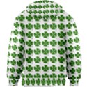 Shamrocks Clover Green Leaf Kids  Zipper Hoodie Without Drawstring View2