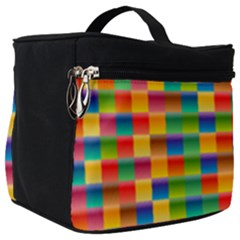 Background Colorful Abstract Make Up Travel Bag (big) by Bajindul