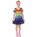 Days of Future Past Kids  Short Sleeve Velvet Dress View1