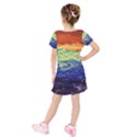 Days of Future Past Kids  Short Sleeve Velvet Dress View2