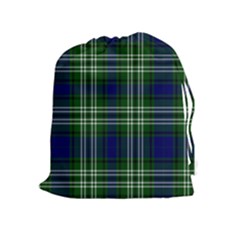 Tweedside District Tartan Drawstring Pouch (xl) by impacteesstreetwearfour