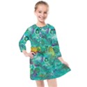 Underwater Summer Kids  Quarter Sleeve Shirt Dress View1