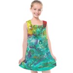 Underwater Summer Kids  Cross Back Dress