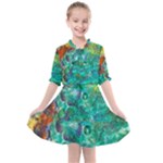 Underwater Summer Kids  All Frills Chiffon Dress