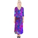 Galaxy Now Quarter Sleeve Wrap Maxi Dress View1