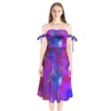 Galaxy Now Shoulder Tie Bardot Midi Dress View1