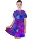 Galaxy Now Short Sleeve Shoulder Cut Out Dress  View1