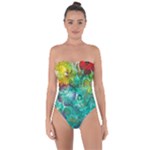 Underwater Summer Tie Back One Piece Swimsuit