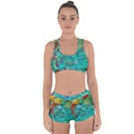 Underwater Summer Racerback Boyleg Bikini Set