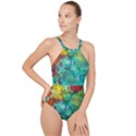 Underwater Summer High Neck One Piece Swimsuit View1