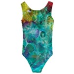 Underwater Summer Kids  Cut-Out Back One Piece Swimsuit