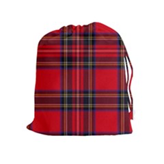 Royal Stewart Tartan Drawstring Pouch (xl) by impacteesstreetwearfour