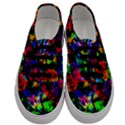 Multicolored Abstract Print Men s Classic Low Top Sneakers View1