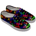 Multicolored Abstract Print Men s Classic Low Top Sneakers View3