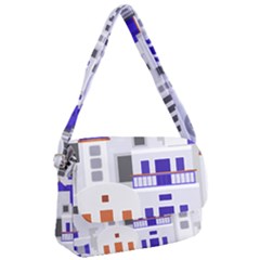 Background Santorini Greece Courier Bag by Pakrebo