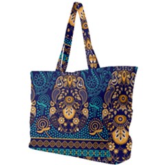 African Pattern Simple Shoulder Bag by Sobalvarro