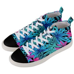 Leaves  Men s Mid-top Canvas Sneakers by Sobalvarro