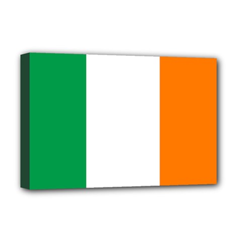 Flag Of Ireland Irish Flag Deluxe Canvas 18  X 12  (stretched) by FlagGallery