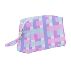 Gingham Nurserybaby Wristlet Pouch Bag (medium) by HermanTelo