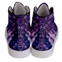 Purple Fractal Lace V Shape Women s Hi-Top Skate Sneakers View4