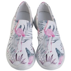 Tropical Flamingos Women s Lightweight Slip Ons by Sobalvarro