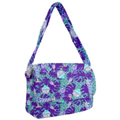 Ice Cream Tropical Pattern Blue Courier Bag by snowwhitegirl