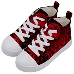 Fractals Fantasy Image Art Kids  Mid-top Canvas Sneakers by Simbadda