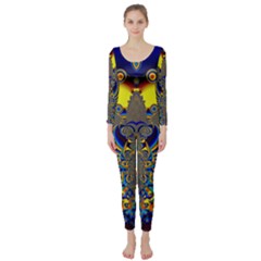 Abstract Art Artwork Digital Art Long Sleeve Catsuit