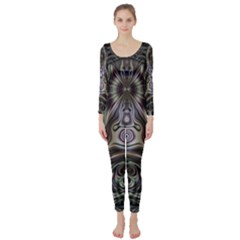 Digital Art Fractal Artwork Long Sleeve Catsuit