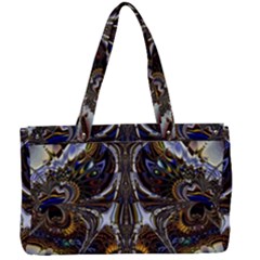 Abstract Art Artwork Fractal Design Canvas Work Bag by Pakrebo