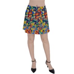 Colorful Painted Shapes                      Panel Skirt