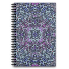 Pattern Fire Purple Repeating 5 5  X 8 5  Notebook by Wegoenart