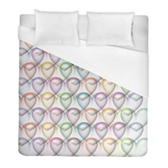 Valentine Hearts Duvet Cover (full/ Double Size) by HermanTelo