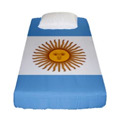 Argentina Flag Fitted Sheet (single Size) by FlagGallery