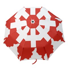 Switzerland Country Europe Flag Folding Umbrellas by Sapixe