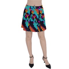 Rectangles In Retro Colors                                  Panel Skirt