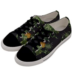 Pineapples Pattern Men s Low Top Canvas Sneakers by Sobalvarro